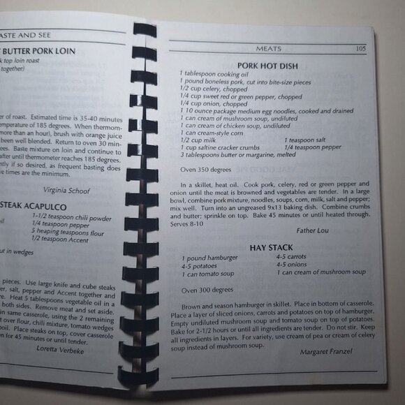 Cook Book St Paul Tarsus Clinton Township Michigan Detroit Recipes Prayer Taste - Picture 7 of 9